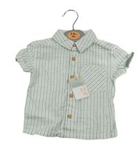 Nové - Bílo-zelená pruhovaná košile Primark