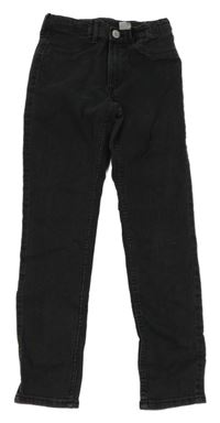 Černé skinny fit rifle H&M