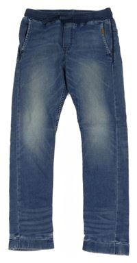 Modré jogger cuff rifle H&M