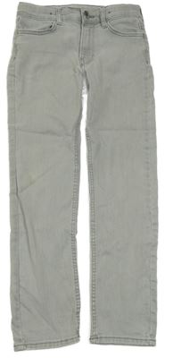 Šedé slim fit rifle H&M