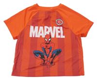 Červené pruhované sportovní tričko se Spidermanem Marvel