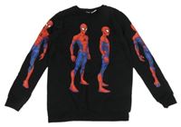 Černá lehká mikina se Spidermanem 