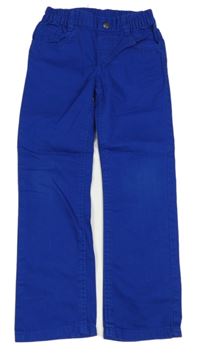 Safírové plátěné kalhoty Lupilu