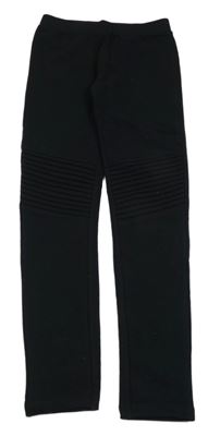 Černé zateplené tregíny s žebrováním Yigga