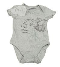 Nové - šedé melírované body s Dumbem Disney