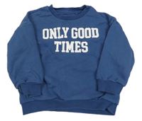 Modrá mikina s nápisem F&F