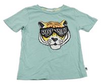 Světlemodré tričko s tygrem 