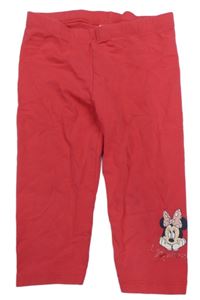 Růžové crop legíny s Minnie C&A