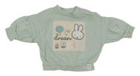 Mintová mikina s Miffy George