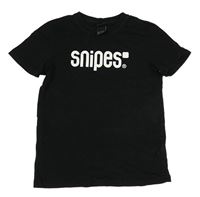 Černé tričko s nápisem 