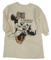 Smetanové teplákové šaty s Minnie H&M