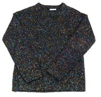 Černo-barevný třpytivý svetr Matalan