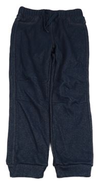 Tmavomodré zateplené tepláky riflového vzhledu Topolino