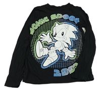 Černé triko se Sonicem 