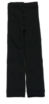 Černé zateplené punčocháčové legíny Ergee