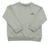 Světlešedá mikina s nápisem F&F