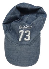 Šedomodrá kšiltovka s číslem H&M