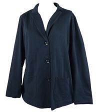 Dámské tmavomodré teplákové sako Heine 