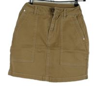 Dámská béžová riflová sukně H&M