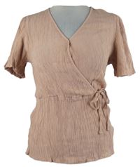 Dámská starorůžová strukturovaná halenka Primark 