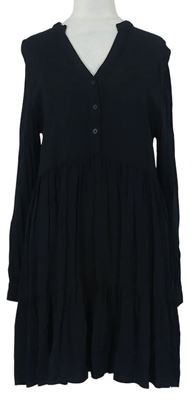 Dámské černé košilové šaty Amisu 
