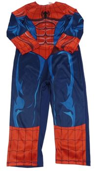 Kostým- modro-červený overal- Spiderman Marvel