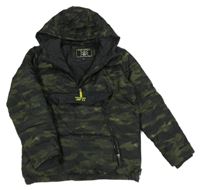 Army šusťáková zimní bunda s kapucí C&A