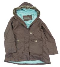 Hnědá šusťáková funkční lehce zateplená bunda s kapucí Regatta