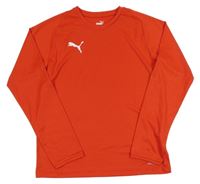 ČErvené sportovní funkční triko Puma