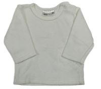 Bílá sametová mikina Ergee