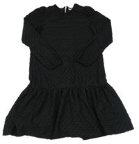 Černé puntíkaté šaty Name it