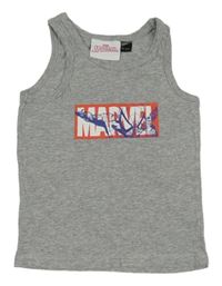 Šedé tílko Marvel se Spidermanem 