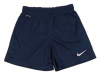 Modré funkční kraťasy Nike 