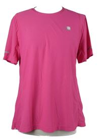 Dámské růžové běžecké funkční tričko Karrimor