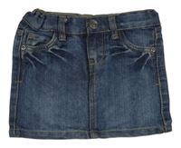 Tmavomodrá riflová sukně