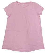 Světlerůžové tričko H&M