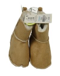 Béžové semišové zateplené válenky Primark