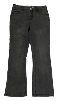 Tmavošedé flare rifle Denim Co.