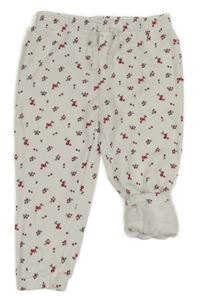 Bílé květované tepláky Primark