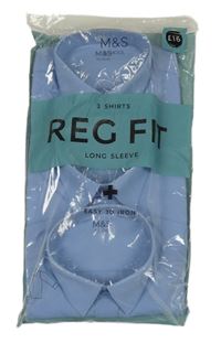 Nové - 3x modrá košile M&S