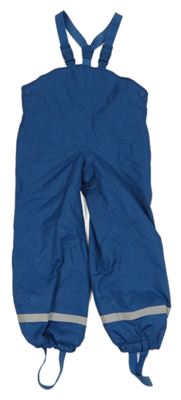 Petrolejové šusťákové laclové kalhoty Tchibo