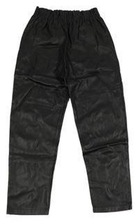 Černé koženkové legíny Jeff&Co