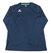 Tmavomodré sportovní triko s logem Erima