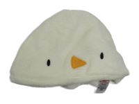 Smetanová plyšová čepice s kachničkou George 