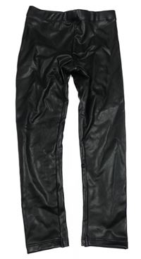 Černé potažené legíny H&M