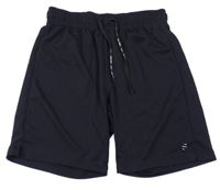 Černé sportovní kraťasy H&M