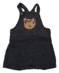 Antracitové laclové rifle s leopardem M&S