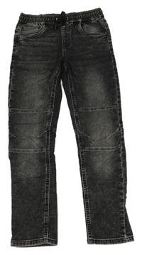 Černé šisované teplákové rifle C&A