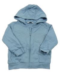 Modrá propínací mikina s kapucí F&F