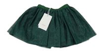 Nové - smaragdová třpytivá tylová sukně name it. 